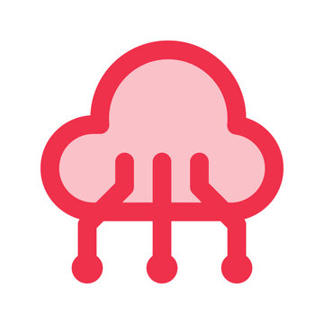 cloud computing outline fill icon