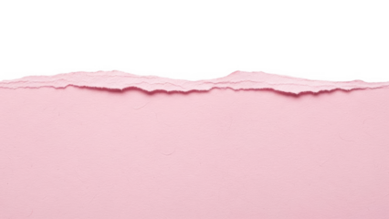 Pink paper torn edge against black background torn paper texture