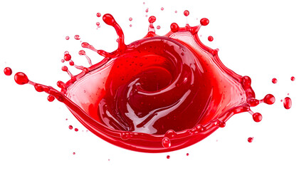 An appetizing close-up macro image of ripe, bright red strawberries against a white background