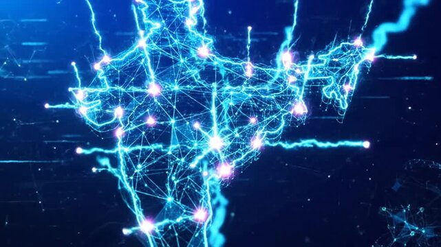 Digital India - Futuristic Network Connecting the Nations Infrastructure.