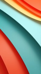 Obraz premium Abstract art formed by stacked colored paper.