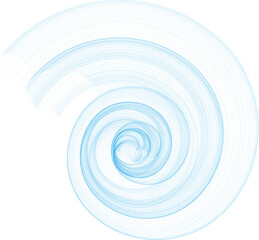 abstract blue spiral vector design