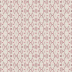 Vintage Blush Wavy Stripe Pattern