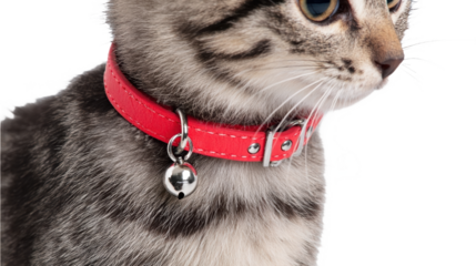 Cute kitten with a playful expression.