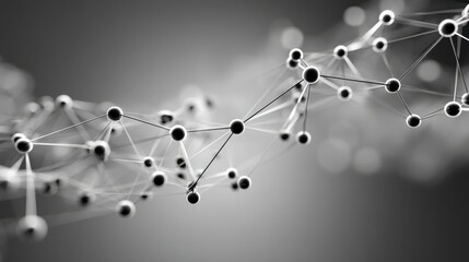 A bipartite network graph illustrating two distinct types of connections visually.
