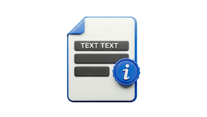 Document with Information Icon