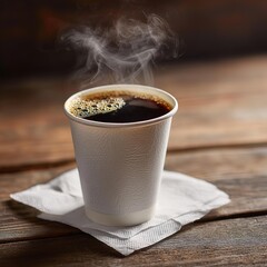 A cup of coffee.