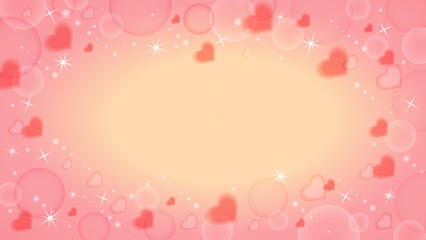 ハートの背景素材