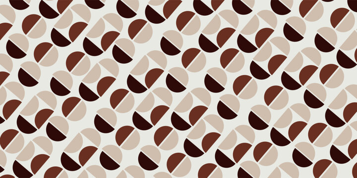 Light Color Background Coffee Pattern. Coffee Beans Vector Pattern. Coffee Half Beans Pattern.