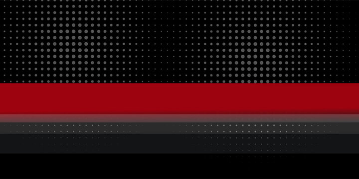 Vector red line background curve element with dark space for text and message design, overlapping layers, vector