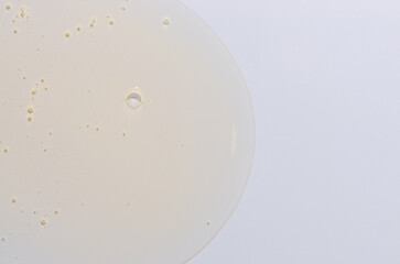 Liquid cosmetic product for the body. Skin serum or micellar water or cleanser gel.