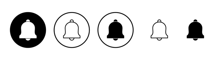 Fototapeta premium Bell icon vector. Notification sign and symbol for web site design