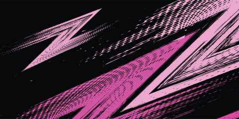 Abstract diagonal slashes in pink background vector for sports ,gaming, racing themes © putra