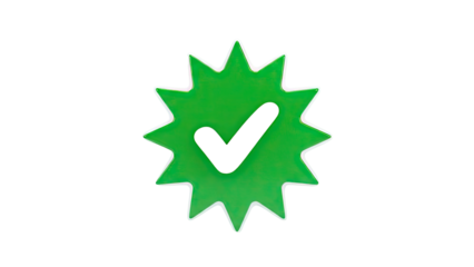 Green Verified Checkmark Badge