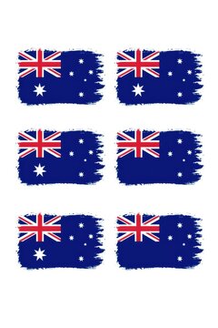 australia flag buttons