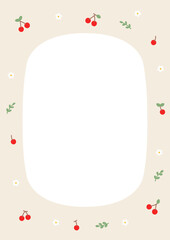 Vector illustration of spring plants.