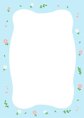 Vector illustration of spring plants.