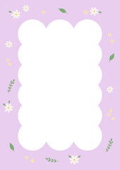 Vector illustration of spring plants.