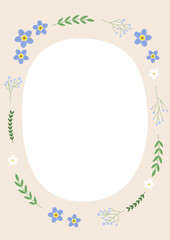 Vector illustration of spring plants.