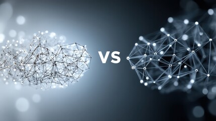 Comparison of centralized and decentralized systems in a clean infographic format.