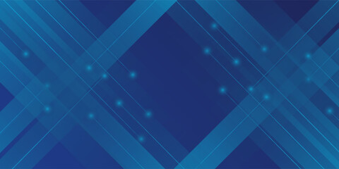 Abstract vector blue background with light diagonal lines. Motion light design. Technology futuristic striped lines with light effect on blue background. abstract decoration