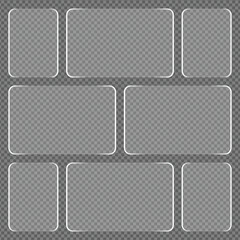 Transparent Frame Collection for Design and Layout Templates