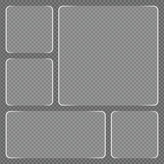 Transparent Frame Collection for Design and Layout Templates