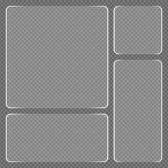 Transparent Frame Layout for Design and Presentation