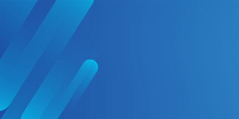 Abstract blue background with diagonal lines. Dynamic shapes composition.