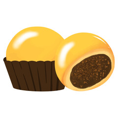 Nastar Kue Kering for Lebaran Idul Fitri Vector Illustration