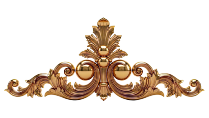 Ornate Gold Decorative Flourish