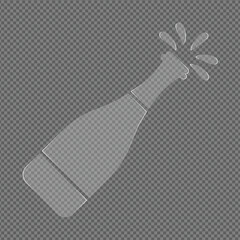 Champagne bottle spraying celebration joyful moment