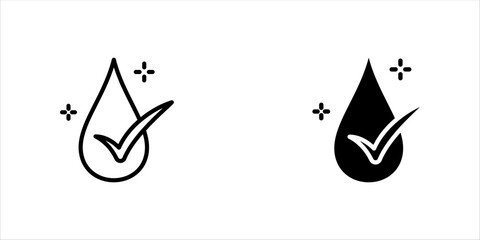 Ph neutral, safe to use product. Label for cosmetics, moisturizer or lotion vector icon set. vector illustration on white background, eps10