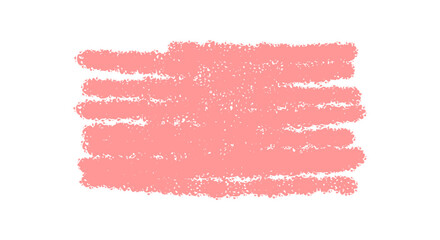 Chalk box frame with bold rectangle banner design and rough hand scribble texture. Text underline effect in pastel pink, sketch stroke background for creative message label or empty template