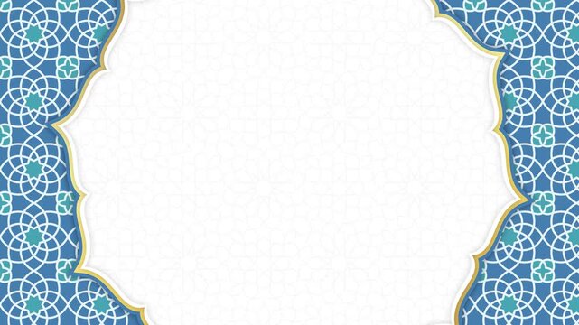 Islamic circle frame luxury background Arabian vintage pattern texture ramadan Kareem Eid Mubarak design