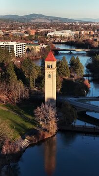 Spokane Clock Tower Riverfront Park