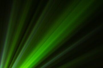 Lasershow with Multiple Laser Beams in Fog, The concepts of performance arts, Colored light beams from reflector through the foggy night sky