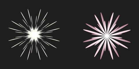 Fototapeta premium Radiant Starbursts Light & Color