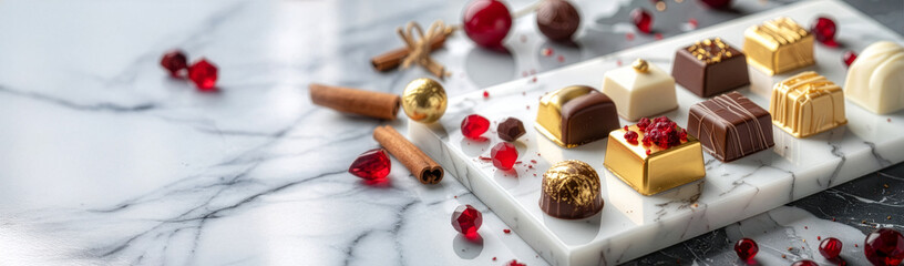 chocolate, jewelry, plate, red, white, gold, black, marble, heart, xmas, christmas, birthday, happy, gift, valentine, box, holiday, ornament, anniversary, package, love, romance, 3d, abstract, backdro