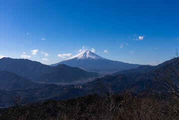 Fototapeta premium 高川山から見た富士山02