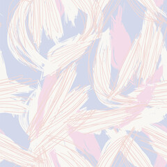 Pastel Abstract Floral Seamless Pattern Design