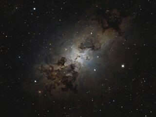 Swirling nebula in the cosmos