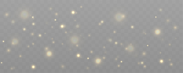 Fototapeta premium Gentle drift of golden dust particles floats softly, creating layered abstract motion and subtle glow. vector