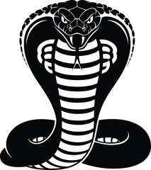 Angry Cobra Snake Illustration