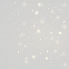 Fototapeta premium Soft veil of golden dust particles drifts lightly, creating smooth motion, subtle highlights, and elegant texture. vector