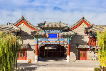 Entrance to the historic Yangliuqing town in Tianjin, China