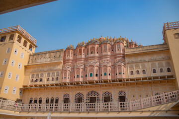Hawa Mahal in Jaipur, the Pink City. Rajasthan