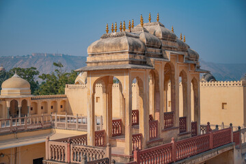 Hawa Mahal in Jaipur, the Pink City. Rajasthan