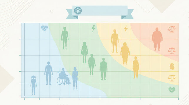 Understanding bmi chart for health assessment fitness goals and weight management in personal wellbeing informative graphic