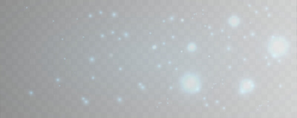 Fototapeta premium Blue powder mixed with subtle spark particles drifts smoothly, enhancing depth and luminous abstract style. vector
